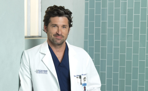 Dr. Derek Shepherd (Patrick Dempsey) in Grey's Anatomy
