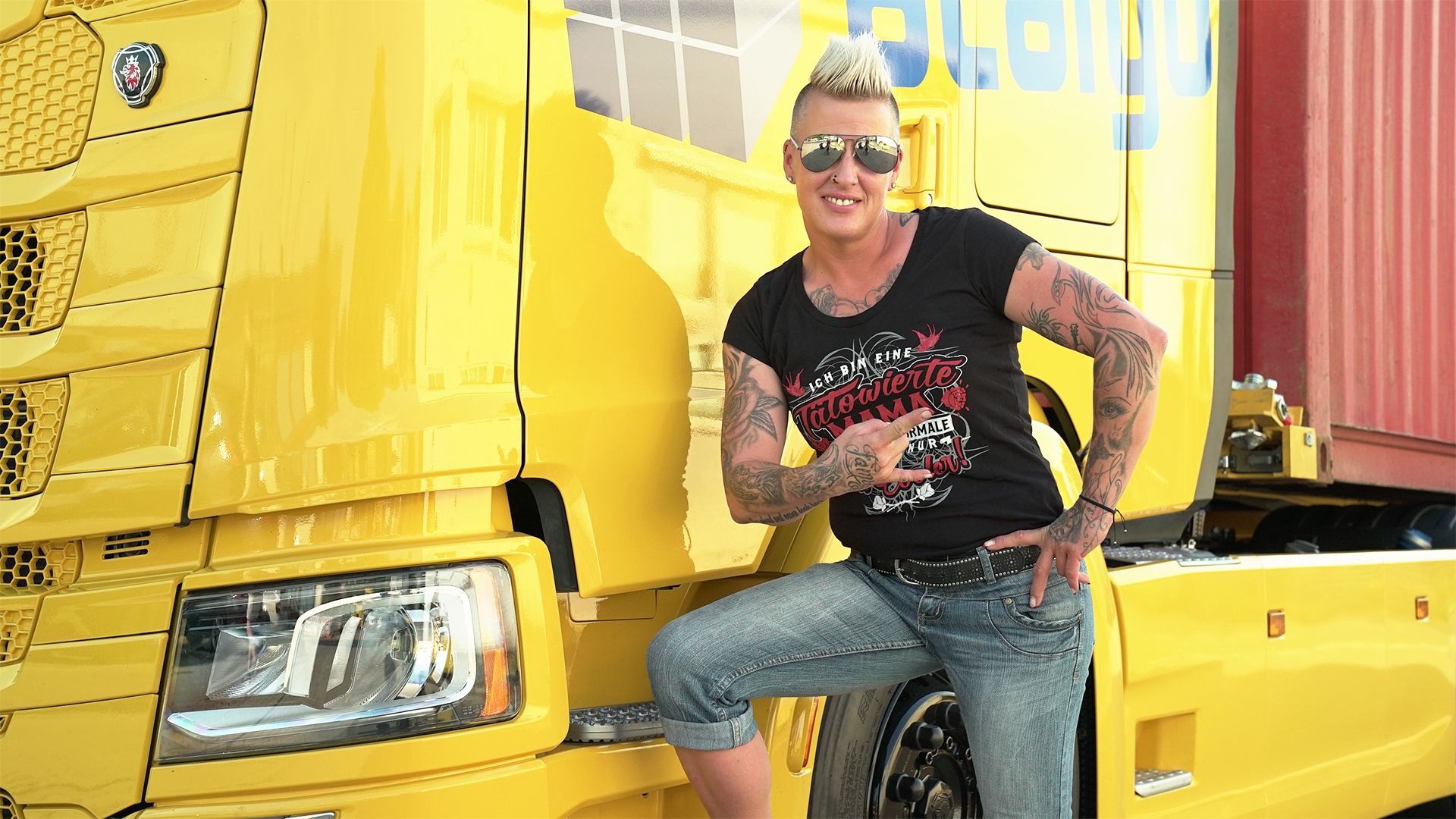 Bild zum Thema "Trucker Babe" Jana Vetter
