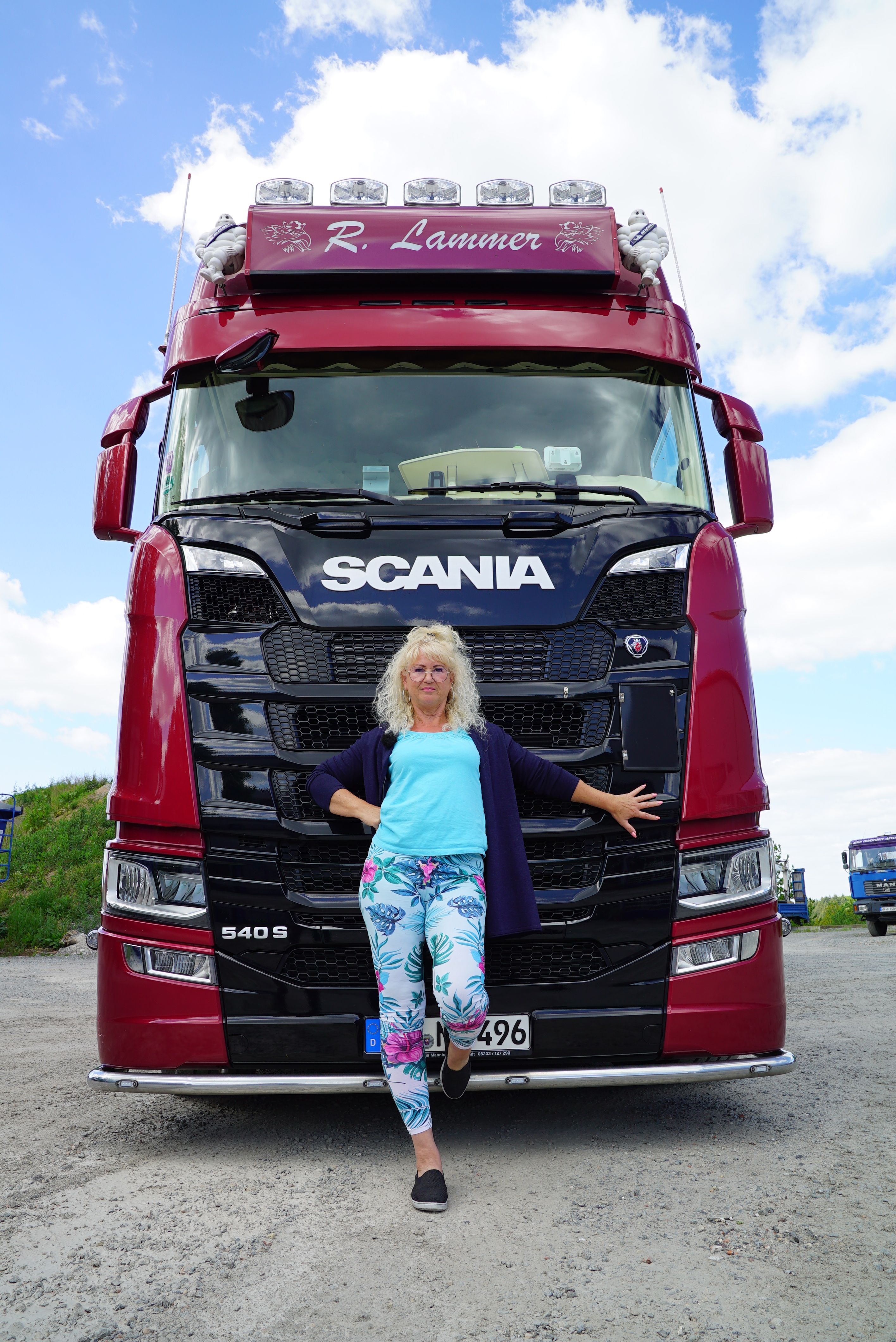 Bild zum Thema "Trucker Babe" Bettina Lammer
