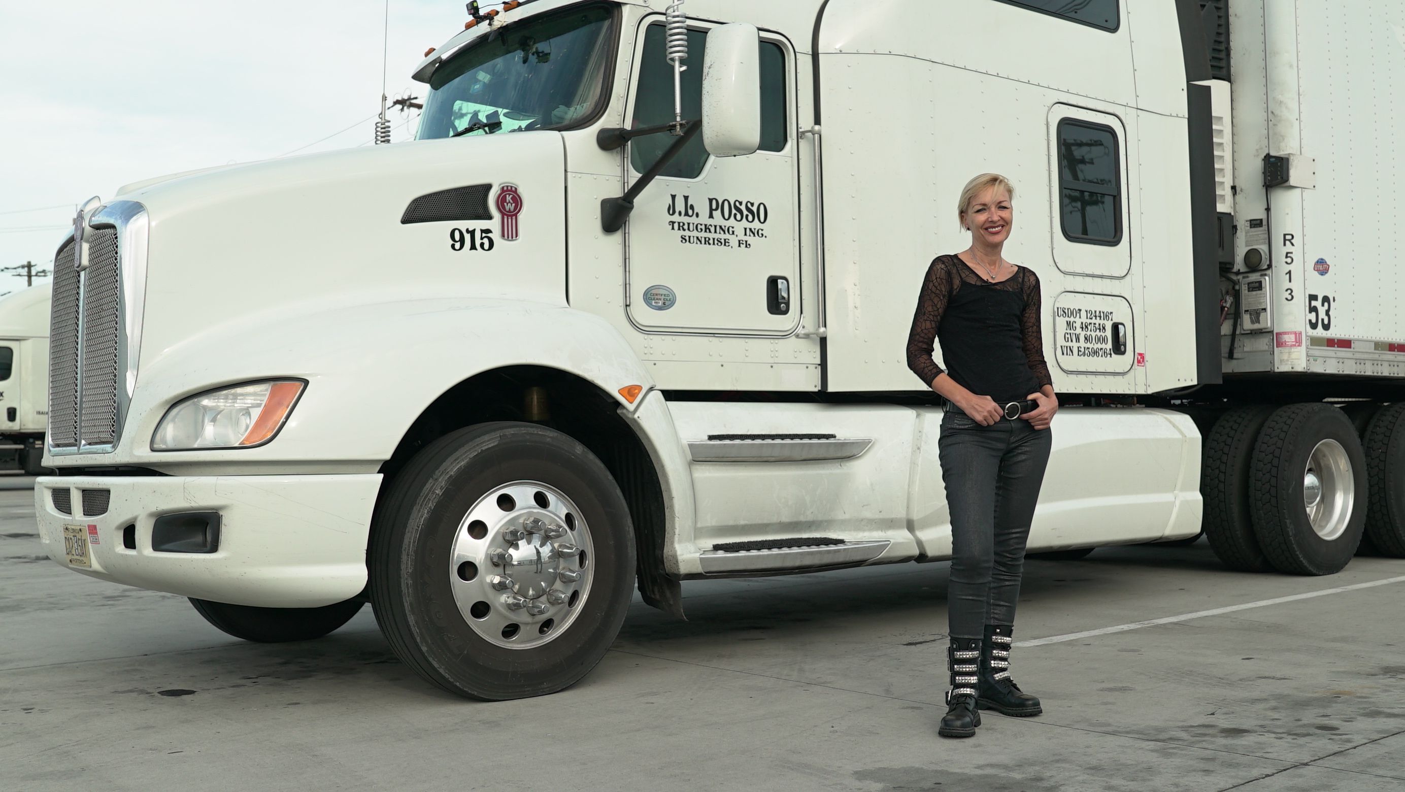 Bild zum Thema "Trucker Babe" Brita Nowak