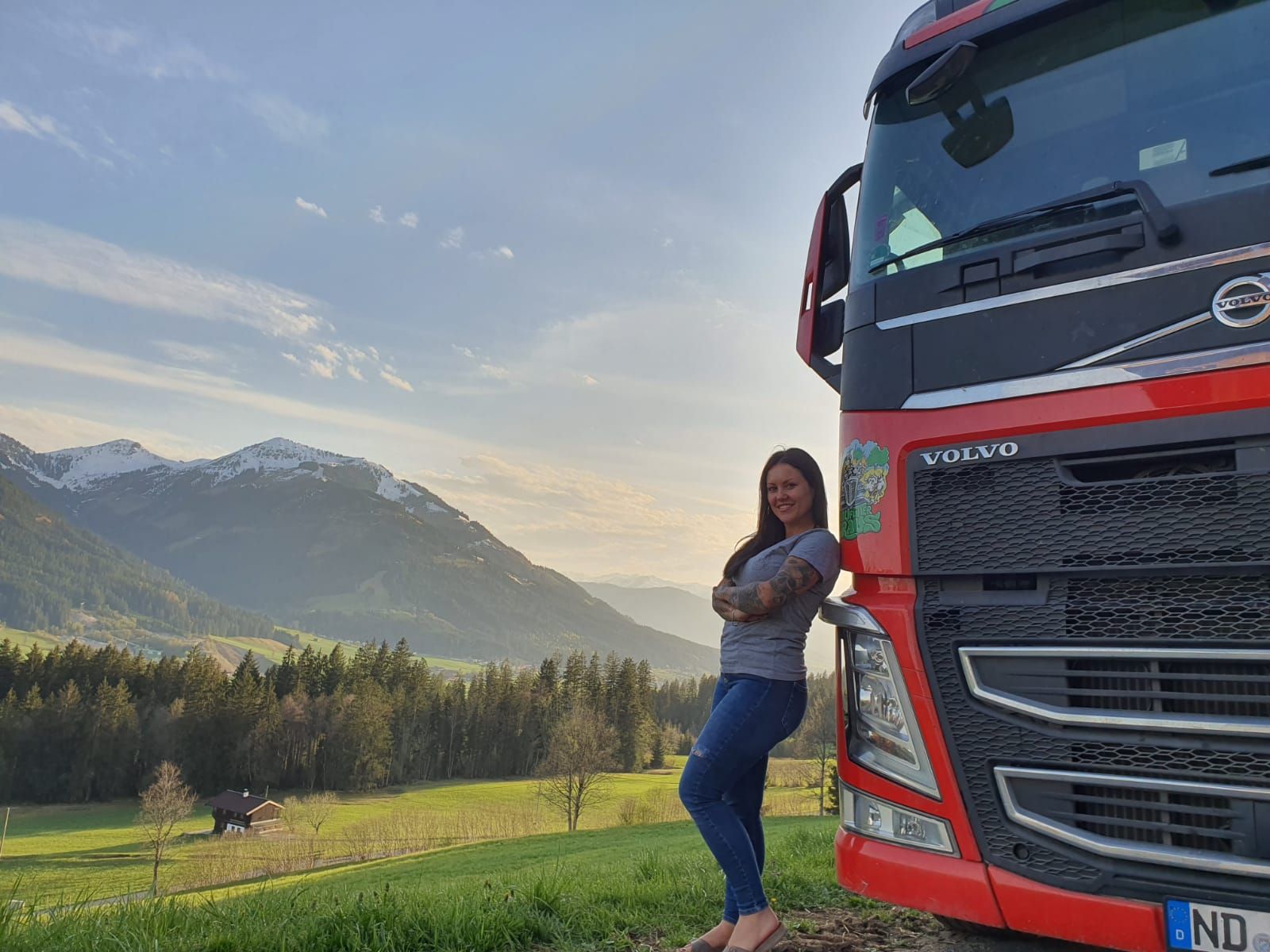 Bild zum Thema "Trucker Babe" Gina Kraus