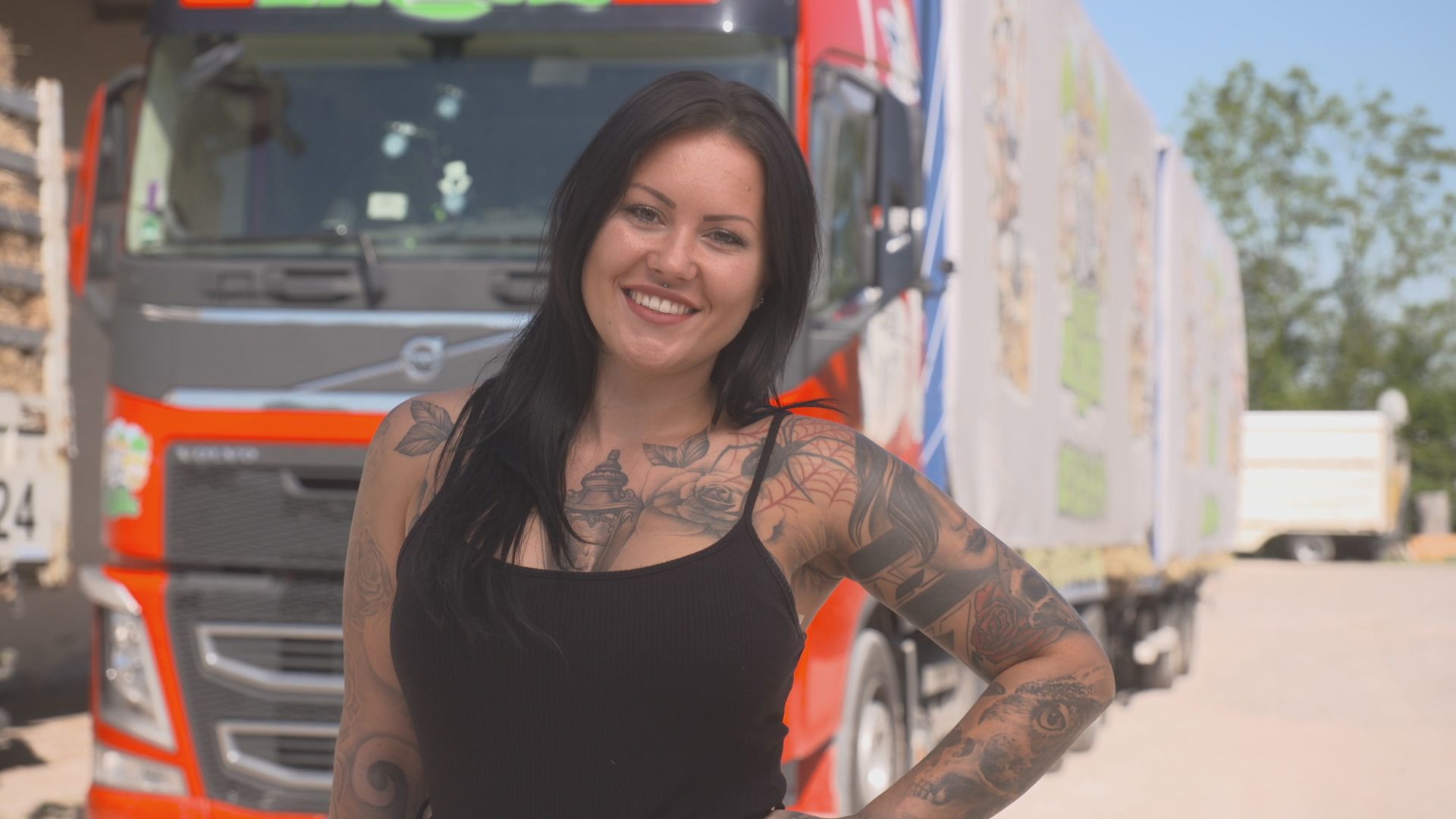 Bild zum Thema "Trucker Babe" Gina Kraus