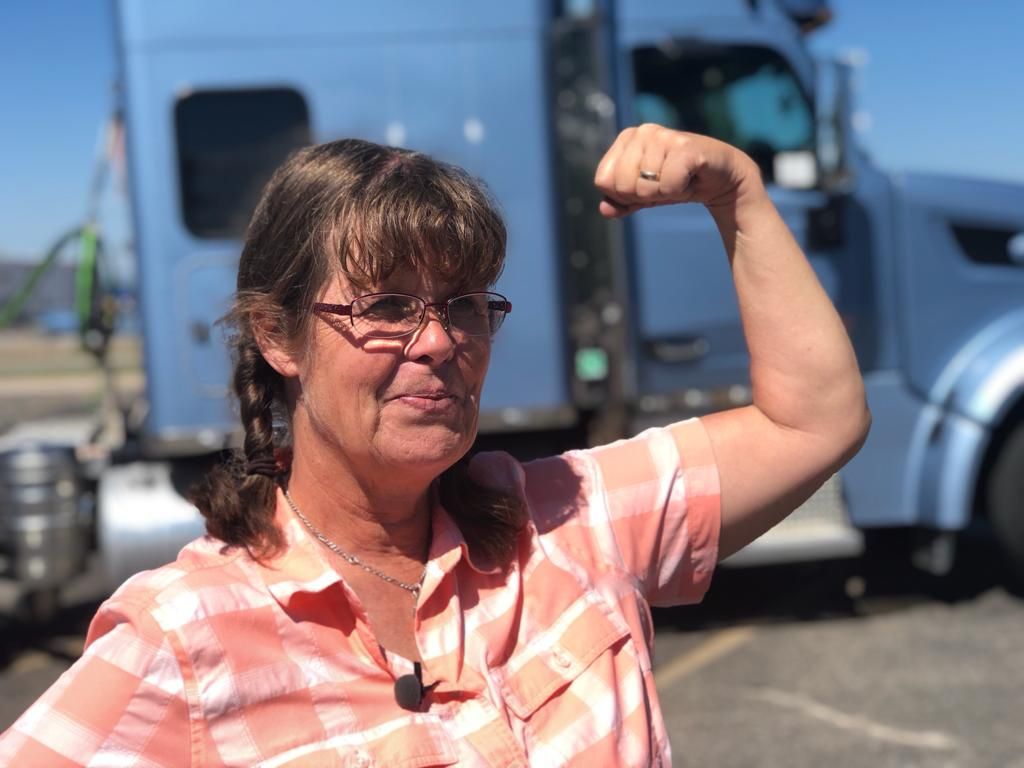 Bild zum Thema "Trucker Babe" Uschi Füngerlings