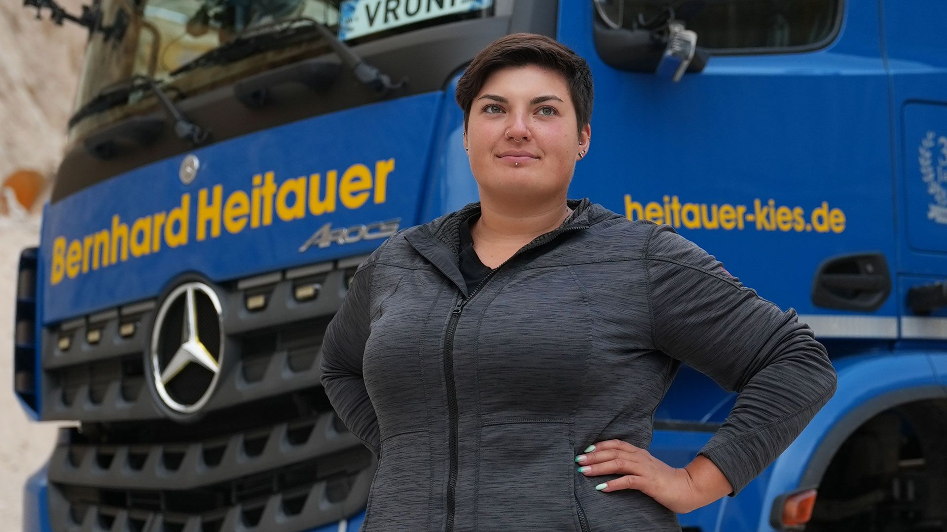 Bild zum Thema "Trucker Babe" Vroni Runge