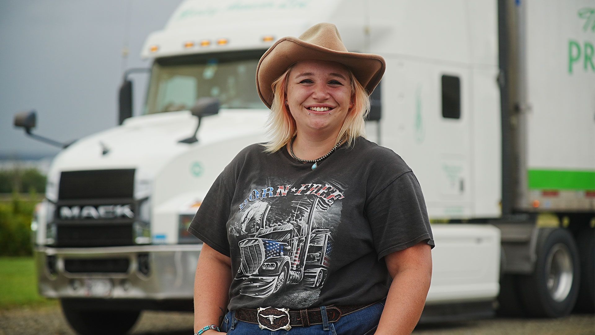 Bild zum Thema "Trucker Babe" Ines Nölp