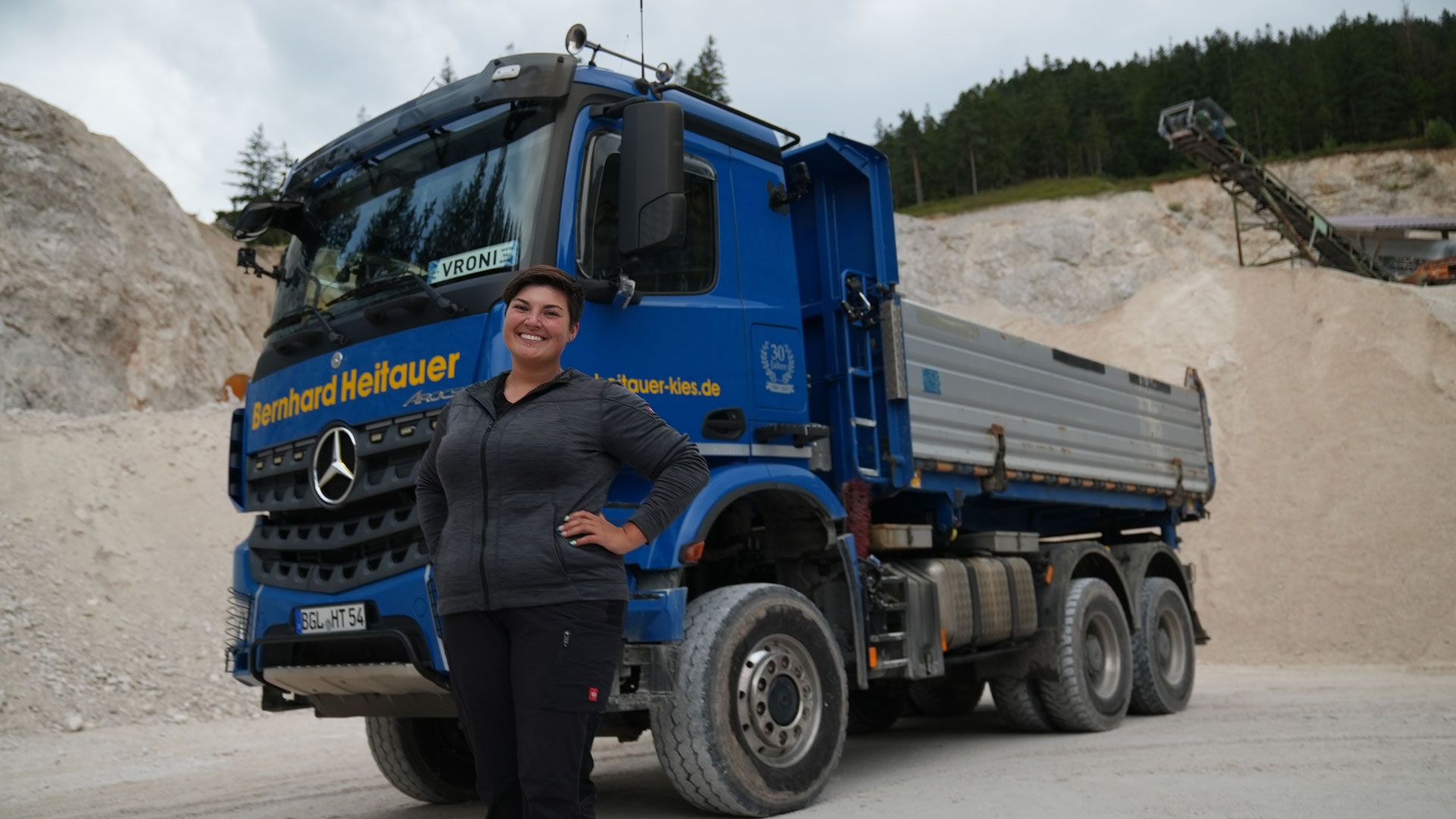 Bild zum Thema "Trucker Babe" Vroni Runge